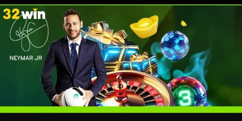 Nhà cái 32win có Neymar là đại sứ thương hiệu